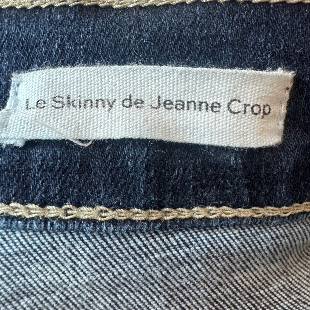 FRAME Le Skinny De Jeanne Crop Jeans Size 28 - Picture 7 of 9